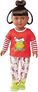 My Life As Poseable Grinch Sleepover 18 Inch Doll (Dark Brunette Hair, Brown Eyes)