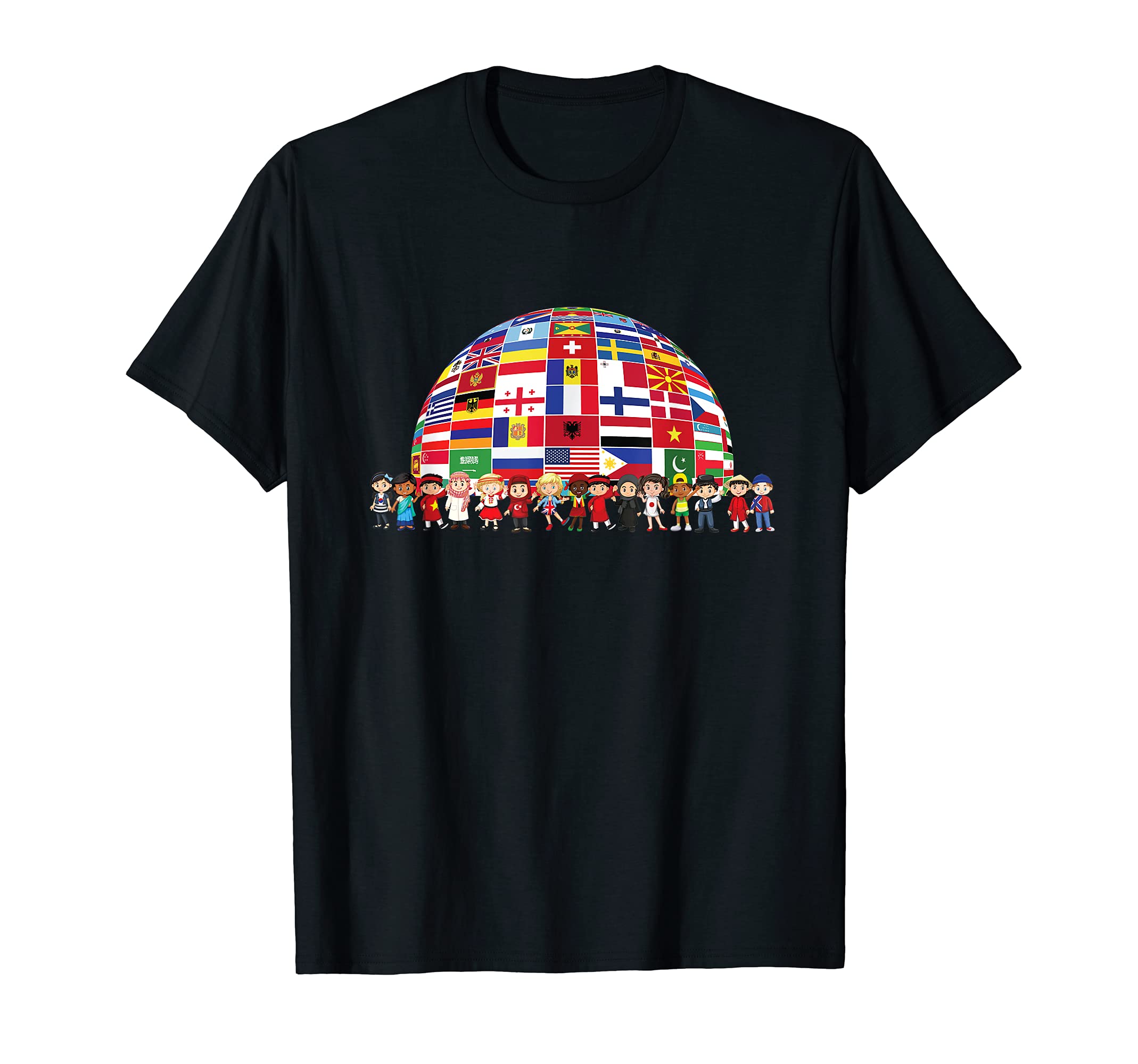 Cultural Diversity Decorations & Diversity GiftsCultural Diversity Kids Around The Globe Cultural Diversity T-ShirtOEKO-TEX STANDARD 100
