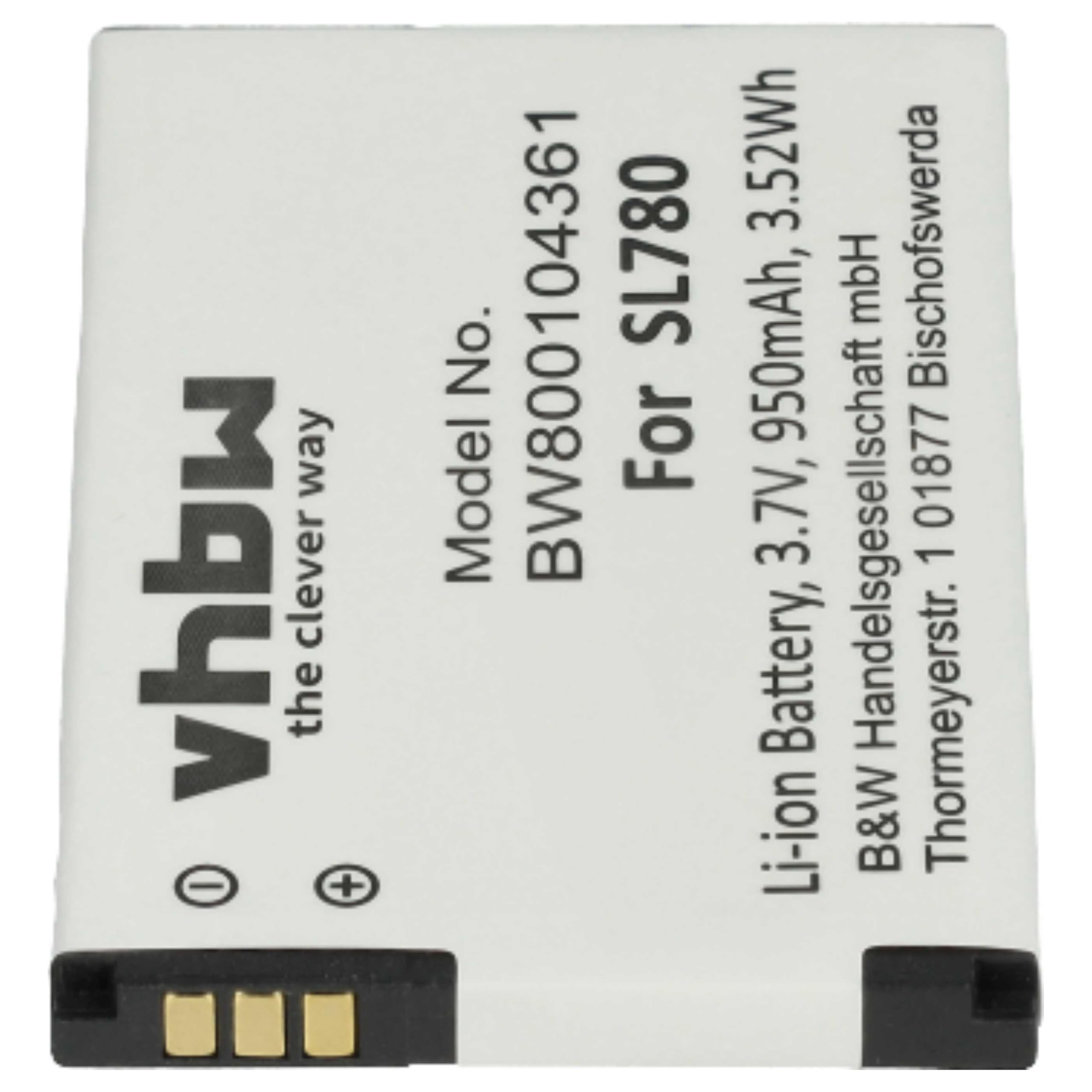 vhbw 5X Akku Ersatz für Siemens V30145-K1310-X445 | für schnurlos Festnetz Telefon (950 mAh, 3,7 V, Li-Ion)