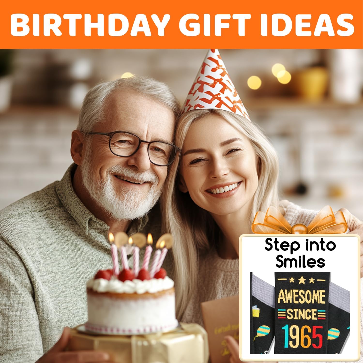 HAPPYPOP 1959 1964 1965 Birthday Gifts - Birthday Socks for Him Her Born in 1959 1964 1965 - Image 6