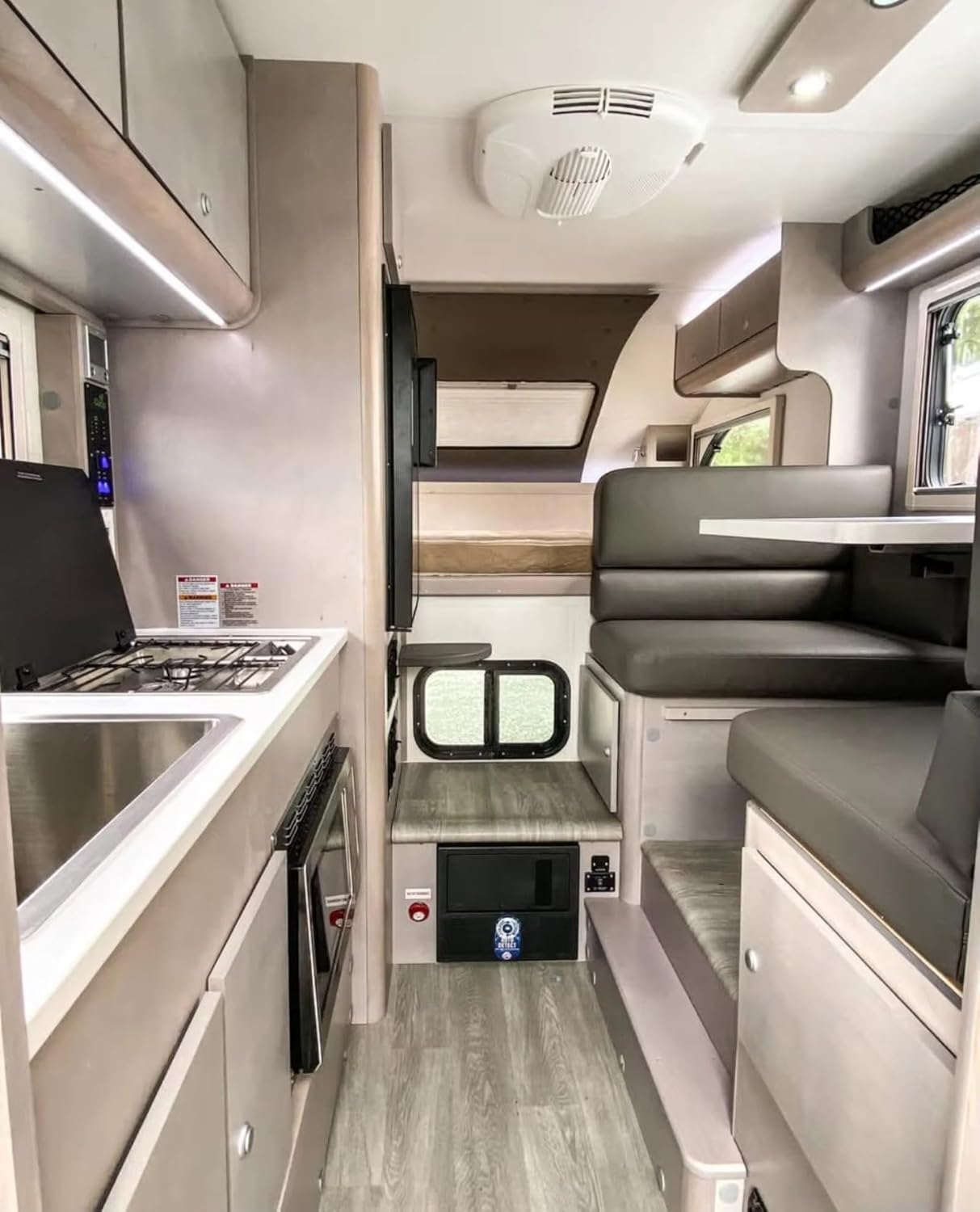Slide in Pop Up Truck Bed Camper Tent Cabin, Fully Equipped Overland Camper with Sleeping Bed, Kitchen Module, Shower Setup and Solar Ready