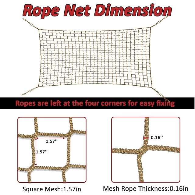 Foto 2 de 6 de BERADNET Red de seguridad para niños, red de seguridad para escaleras, barandilla, balcón, red de gato