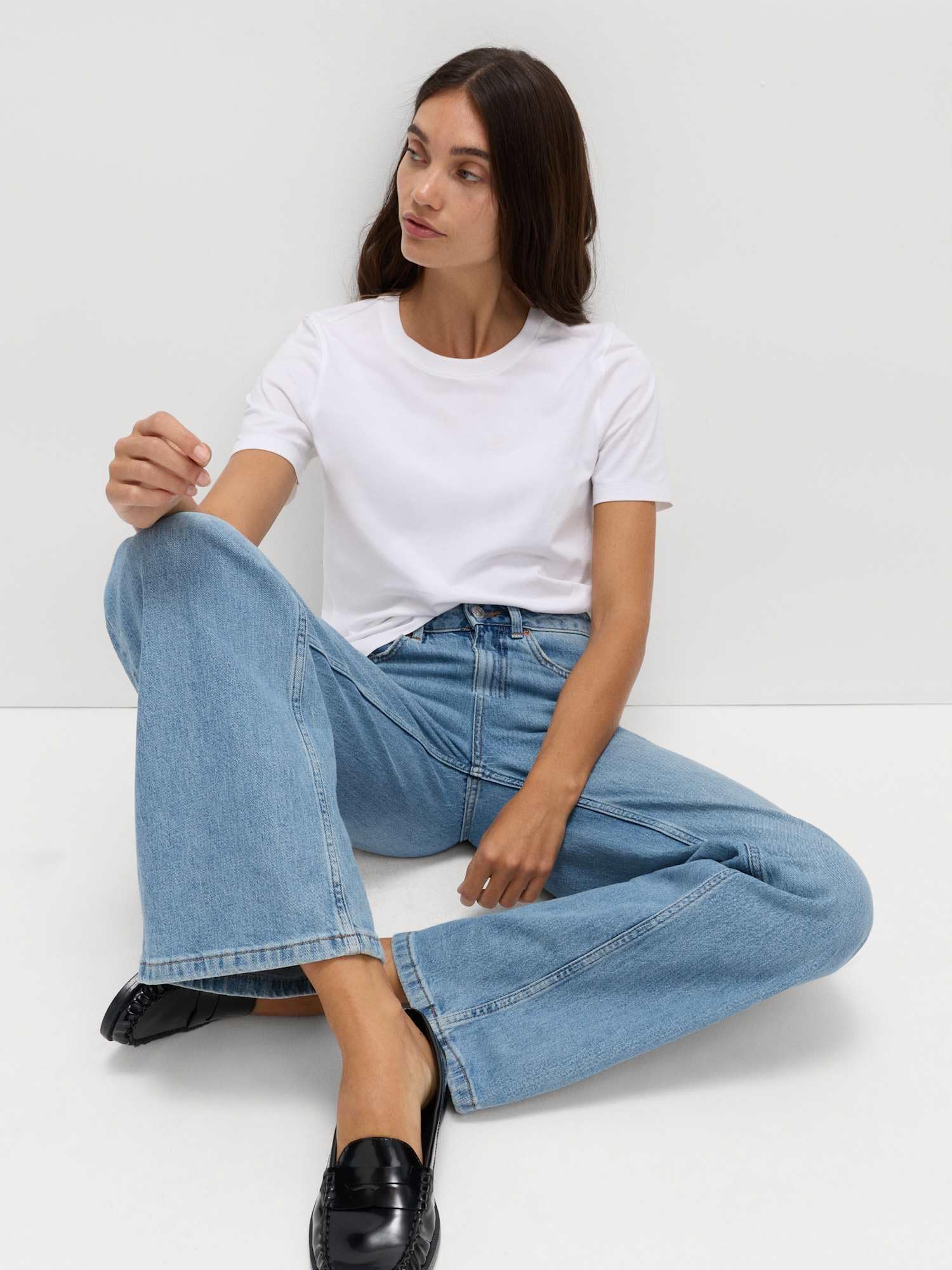 Marks & Spencer Jean Jambes Larges Femme