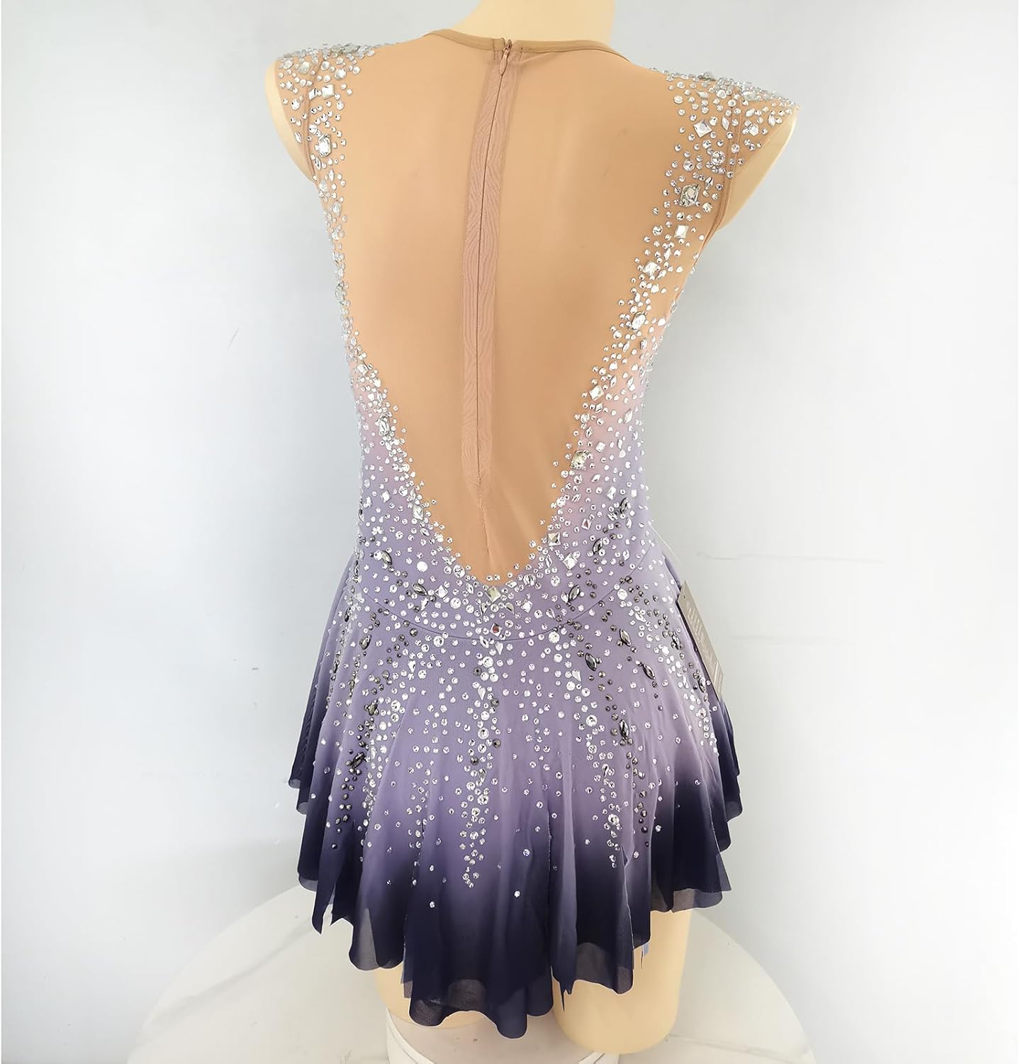 LIUHUO Ice Figure Skating Dress - Handmade Stage Ballet Costume for Women - Customizable Girls