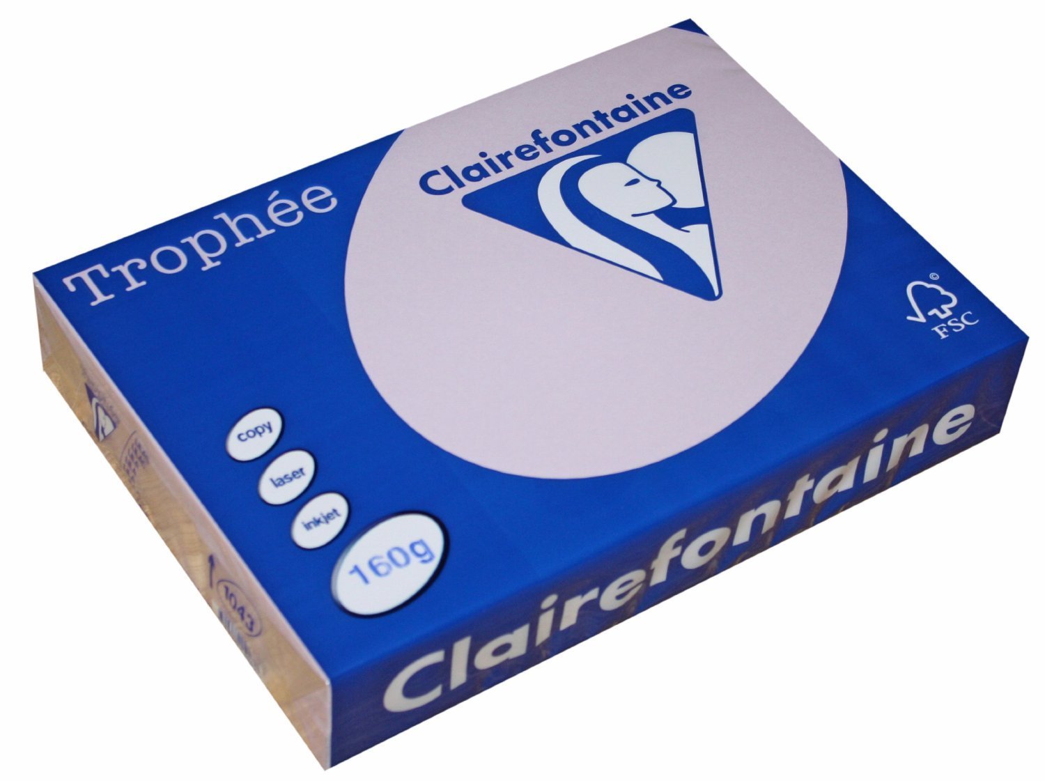Clairefontaine Trophée 1043C 250 Fogli Carta Colorata A4 160 g/m² Lilla