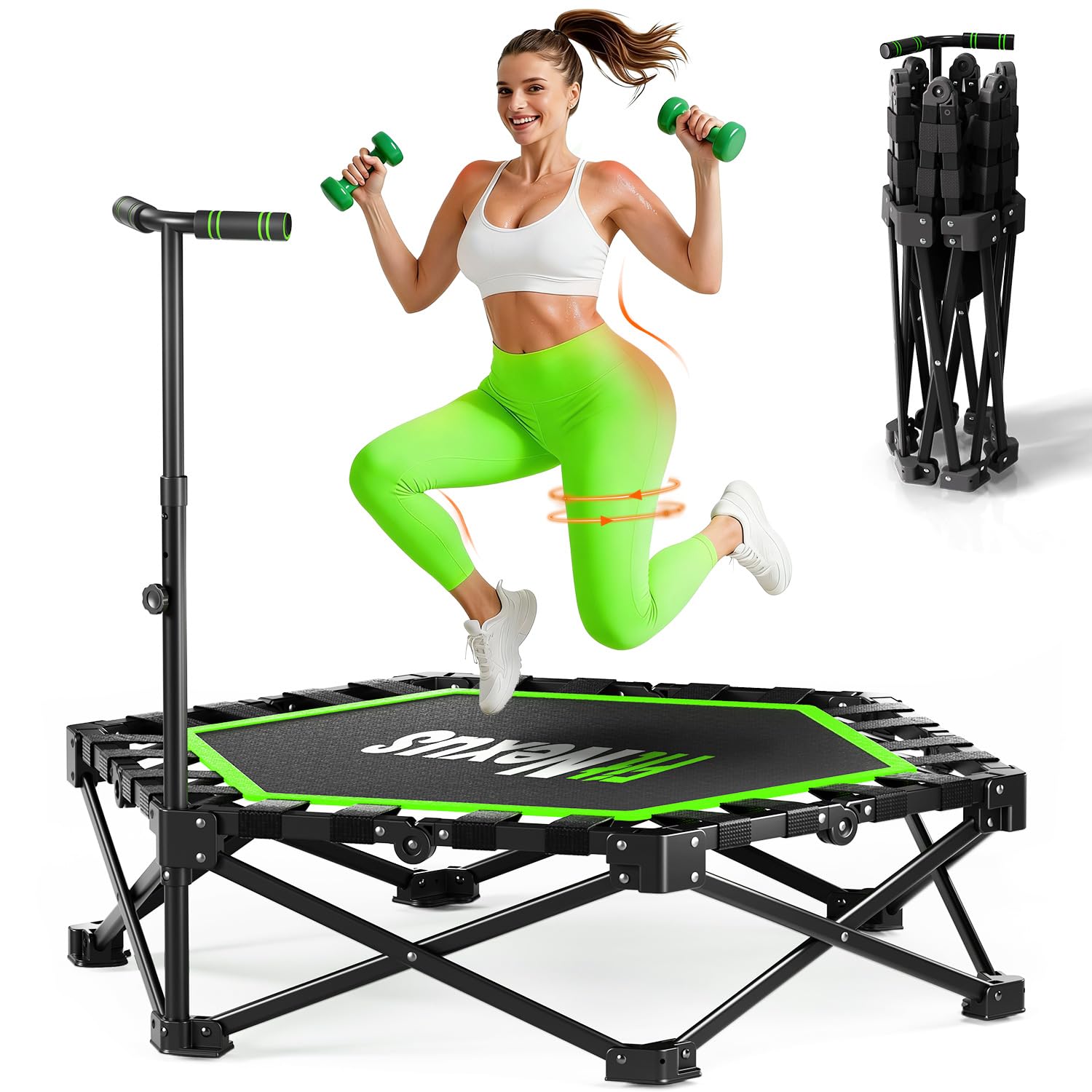 FitNexus Mini Trampoline for Adults, 42