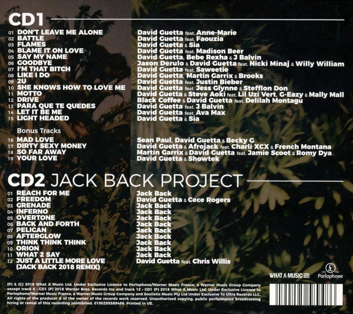 Double Album Digisleeve Édition Limitée 4 Titres Bonus