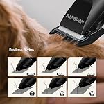 Dog Hair Clippers for Grooming Kit and Dog Paw Trimmer,Black-White