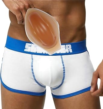 2 Pcs Bulge Enhancer Men Silicone Enlarge Men Bulge Enhancing Underwear Cup for Swim Trunks, Briefs, Daily Wear