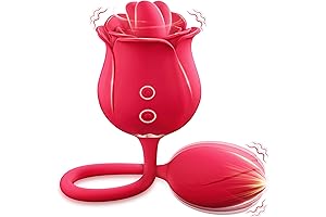 Mini Dildo Vibrator with Tongue, Nipple & G Spot Stimulator