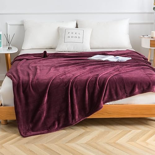 Miniatura 3 de COTTEBED Manta de franela Sherpa estilo bohemio, para todas las estaciones, ligeras, súper suaves, acogedoras, cómodas, esponjosas, mullidas, de