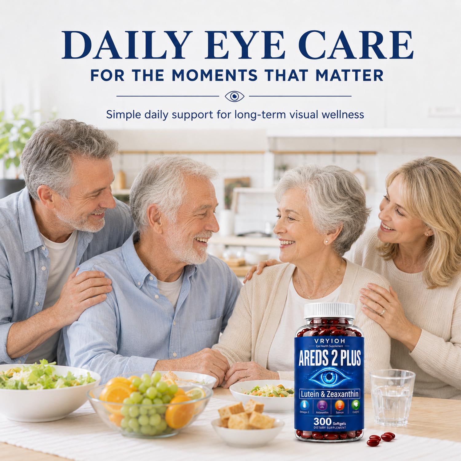 AREDS 2 Plus Eye Vitamins for 50+, Lutein & Zeaxanthin, 300 Softgels — Amazon image 9