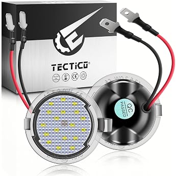 tectico led ambient lighting mirror 12 v car e8 ambient light 6000 k cool white compatible with ford t6 mondeo mk5 edge everest taurus 2 bulbs