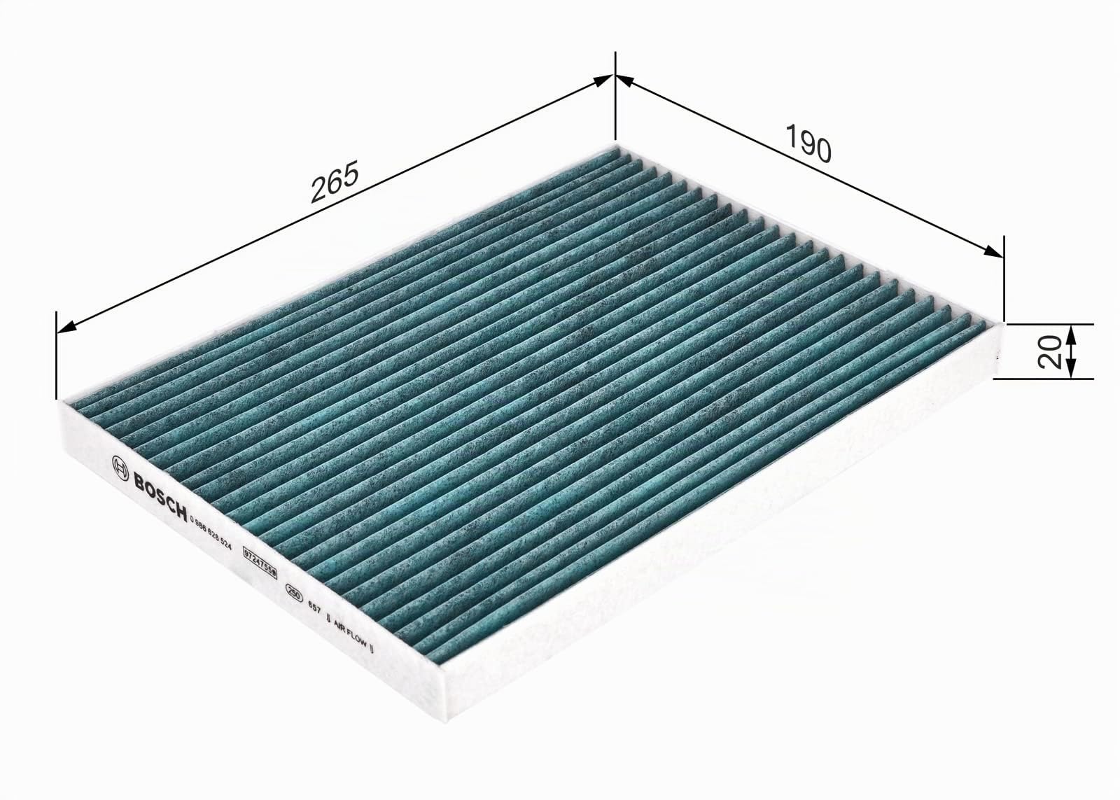 BOSCH Filtro, Aria abitacolo 0986628524