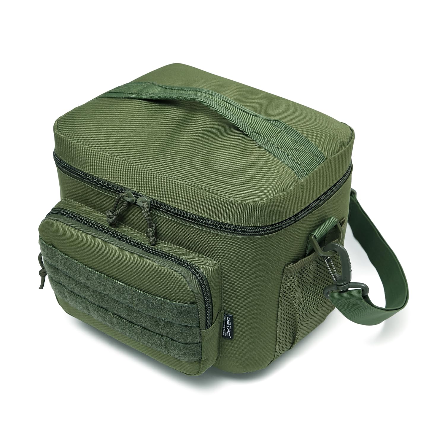 DBTAC Tactical Lunch Bag for Men Women, 12 Cans Insulated Lunch Box for Adult | 9L Leakproof Lunch Cooler Tote for Work Office Outdoor Travel | Soft