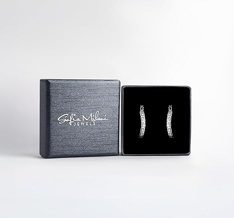 SOFIA MILANI - Pendientes Para Mujeres En Plata De Ley 925 - Chapados En Oro - Creole De Adorno Laberinto - E3022