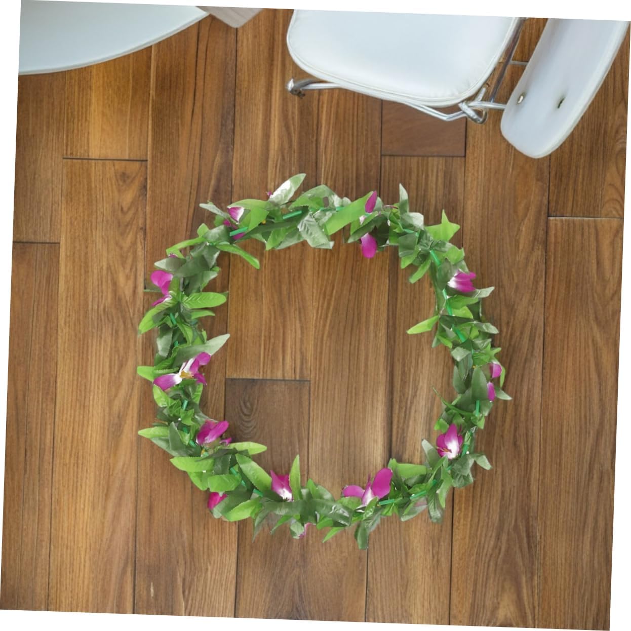 Cabilock 12Pcs Hawaiian Leis Necklaces Tropical Flower Decorations for Luau Beach Weddings Summer Pool Parties and Hawaii Theme Celebrations Easy to Clean Soft Suitable