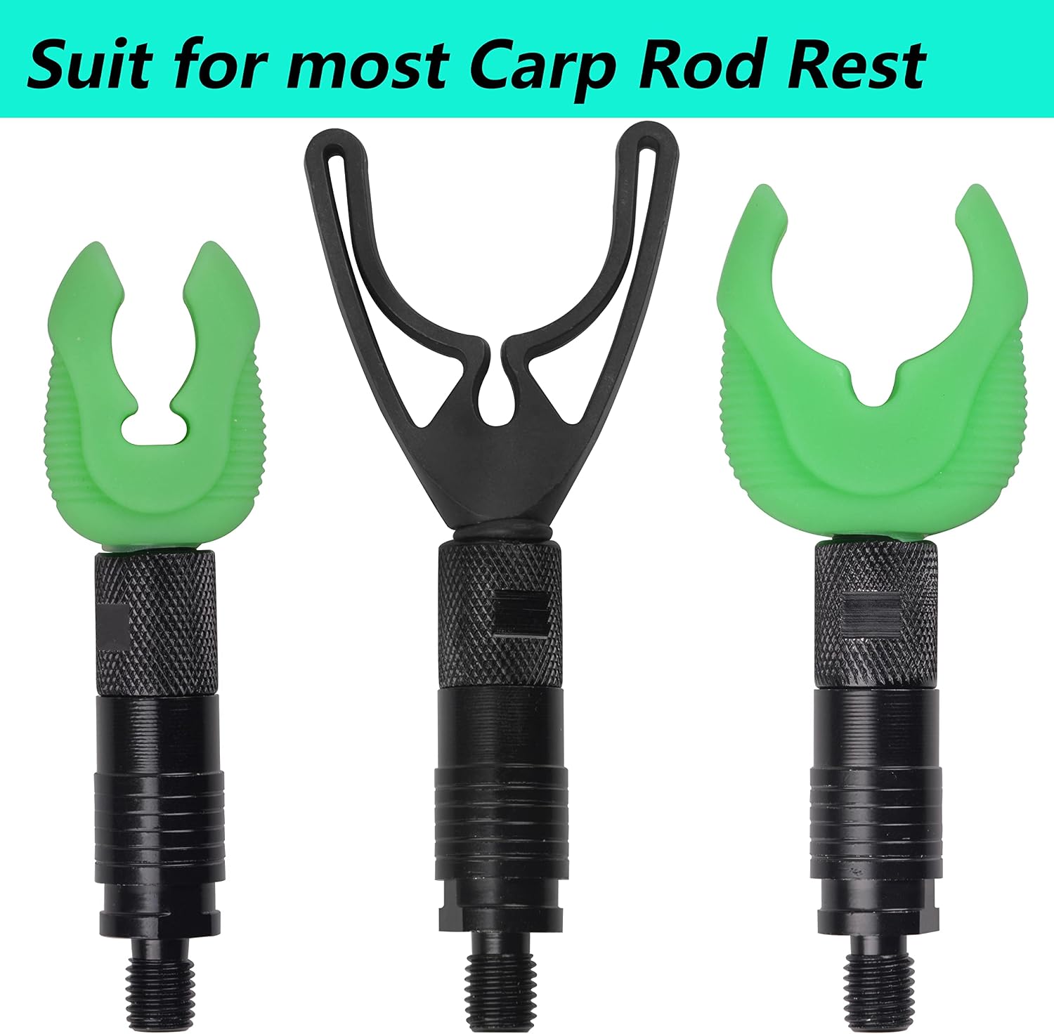 SHADDOCK 4pcs Carp Fishing Rod Pod Rest Adapter Alumium Alloy Quick Release Connector Butt Rest P8 for Carp Fishing Rod Pod,Bite Alarm,Banksticks,Rod Rest - Image 3