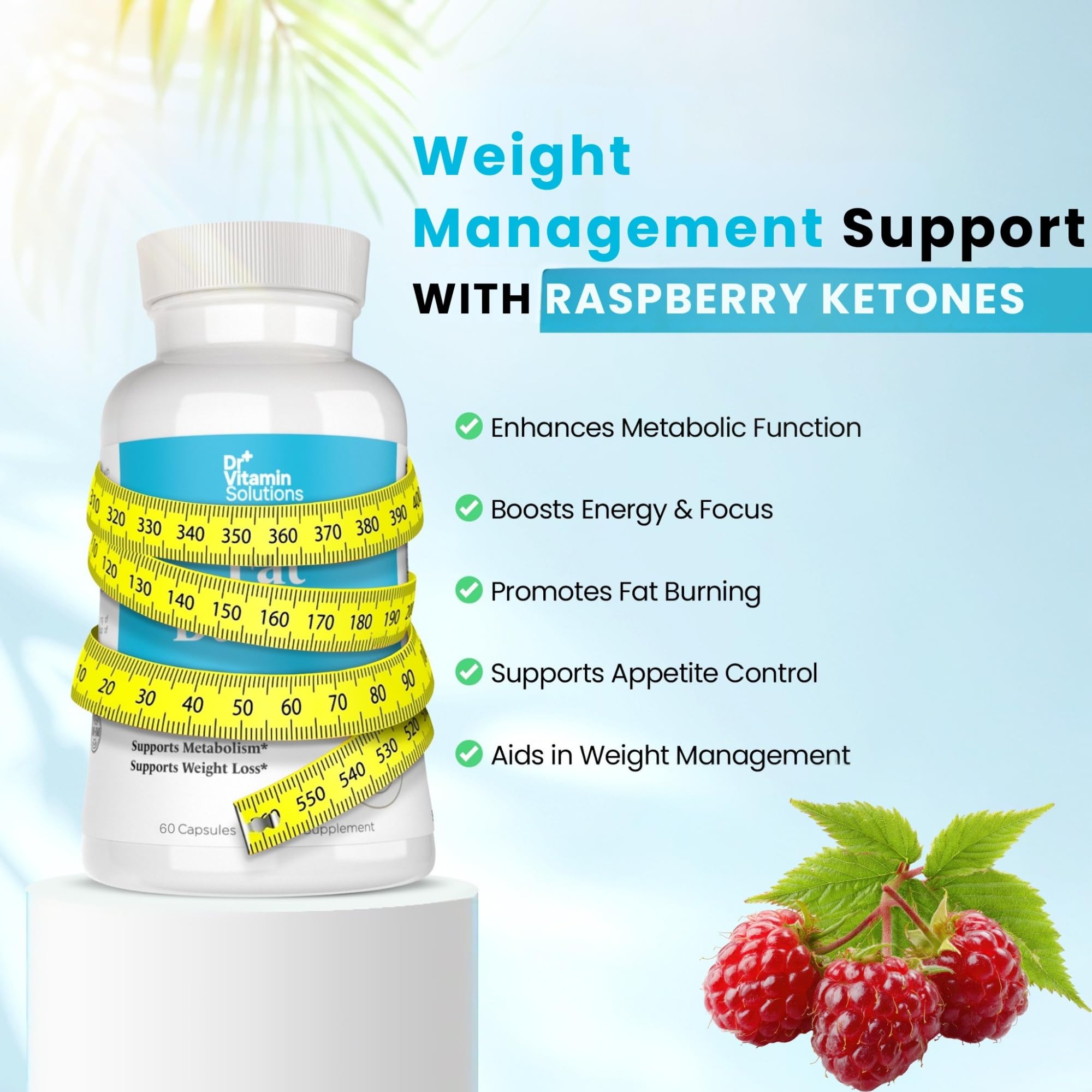 Fat Burner Weight Loss Pills for Women & Men, Raspberry Ketones & Green Tea — Amazon image 4