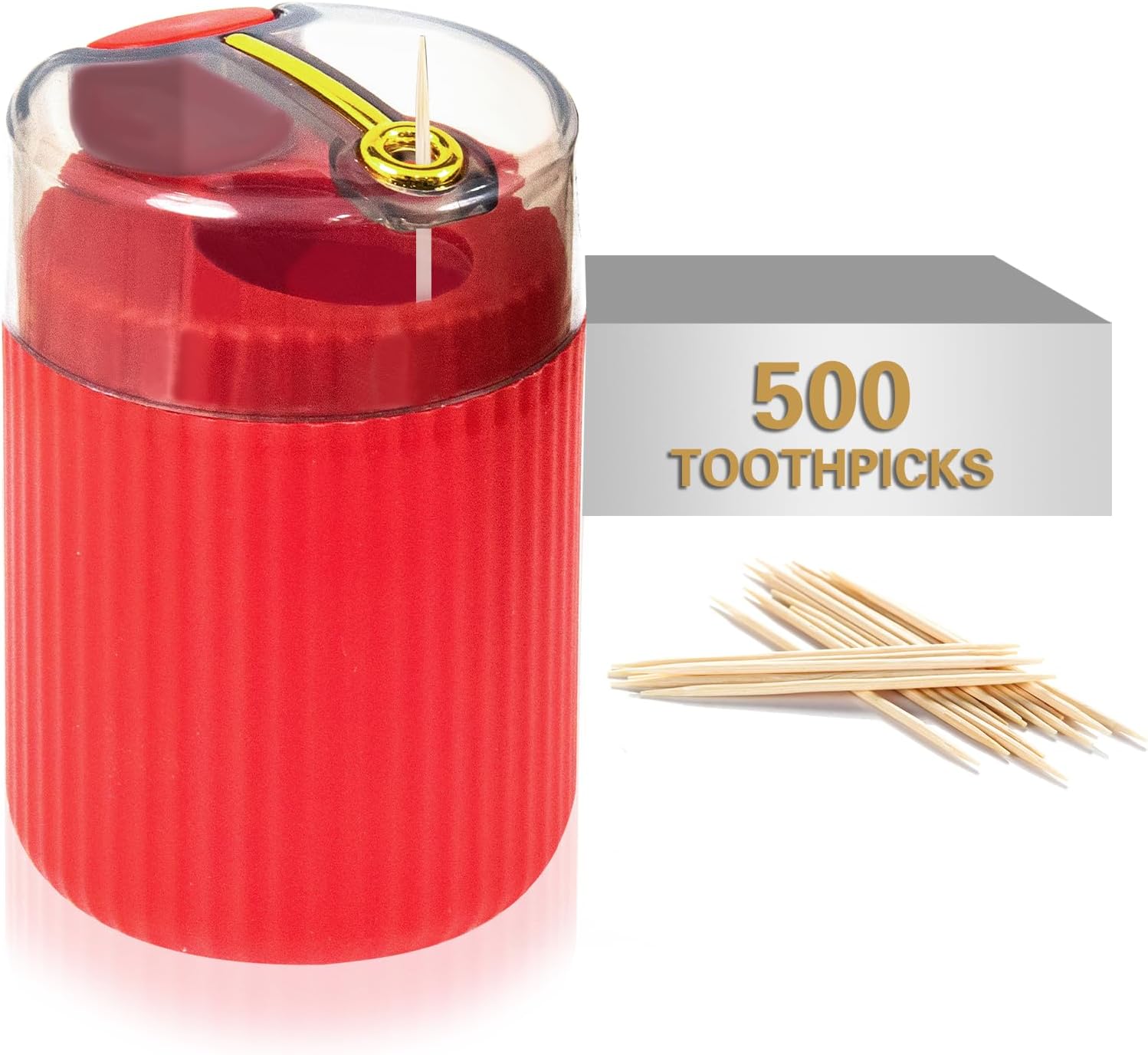 SANLINZOM Toothpick Holder Dispenser——PopUp Automatic