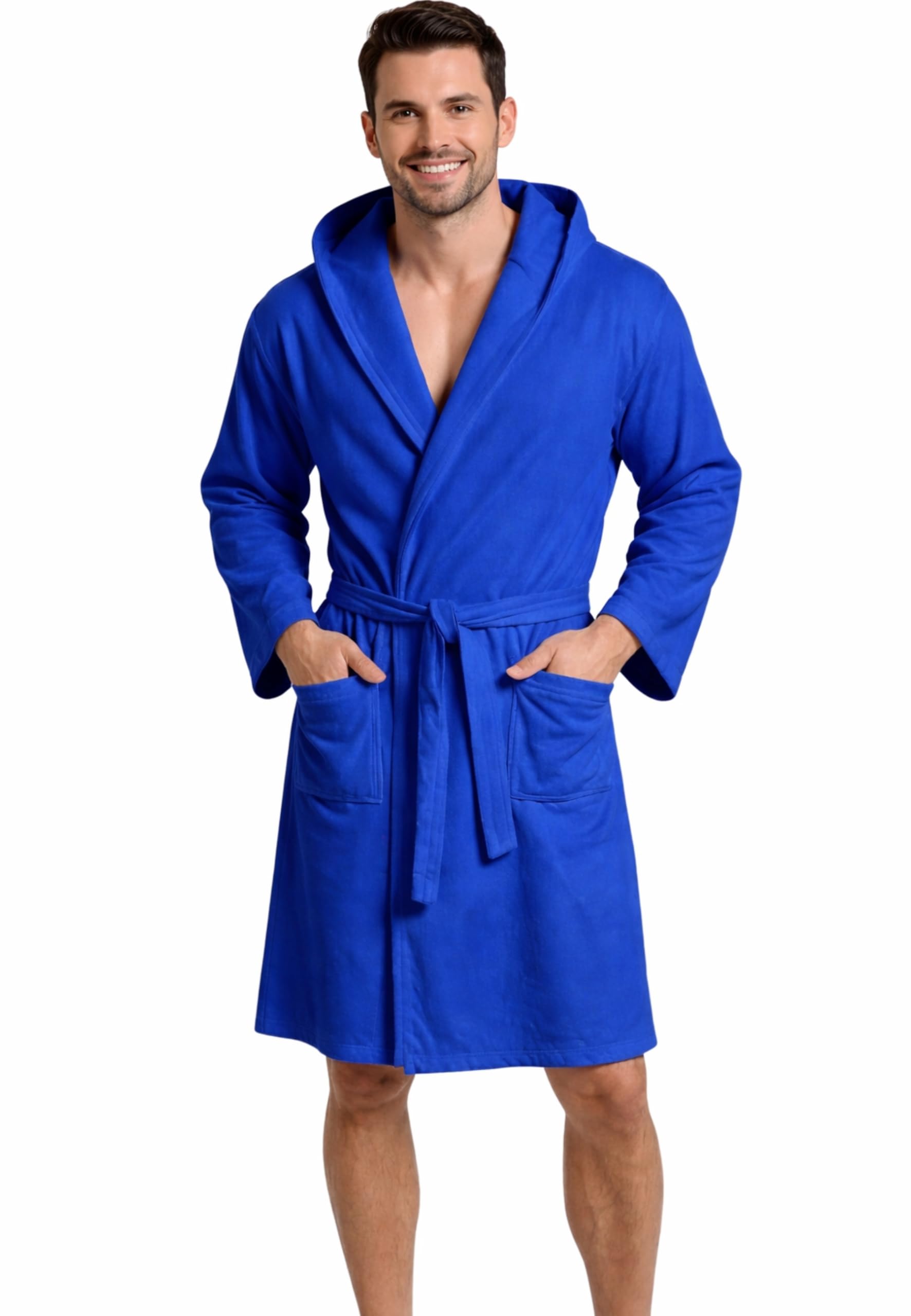 Intimitaly EasySport - Accappatoio in Microfibra, Maxi Assorbenza, Taglie M-L e L-XL, Colori Royal, Fuxia, Verde, Blu Scuro, con Sacca, per Padel, Tennis, Nuoto