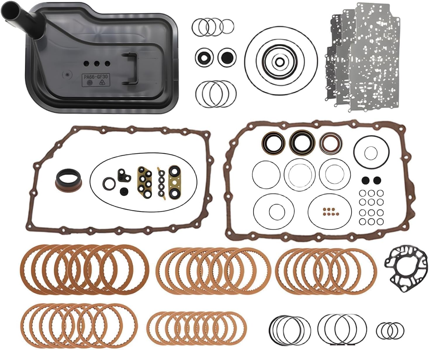 6L80E 6L90 6L80 6L90E Transmission Master Rebuild Kit with Filter Compatible with STS-V CTS-V ESCALADE 1500 2500 3500 4500 Replace 195901XLS