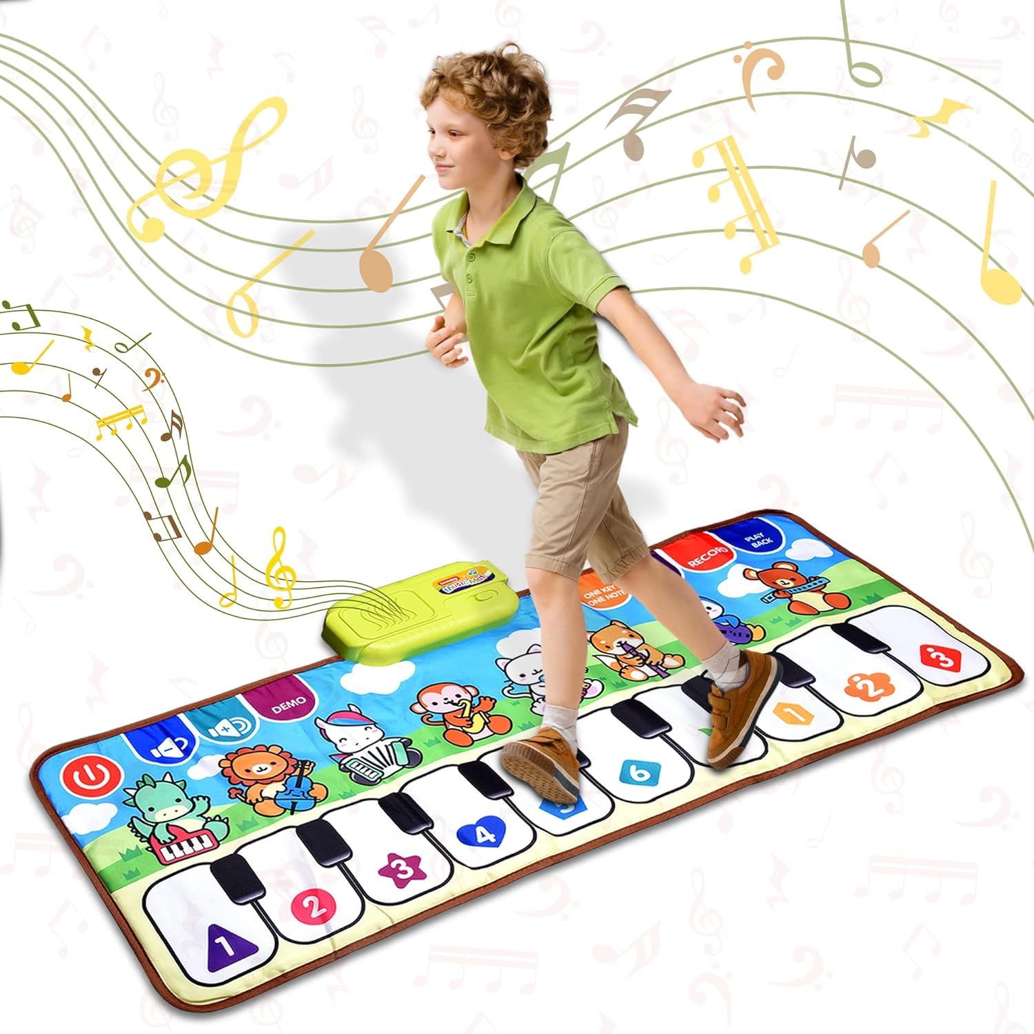 Buy GOPAD Musical Piano Mat for Kids Babies, Musical Dance Floor Mat