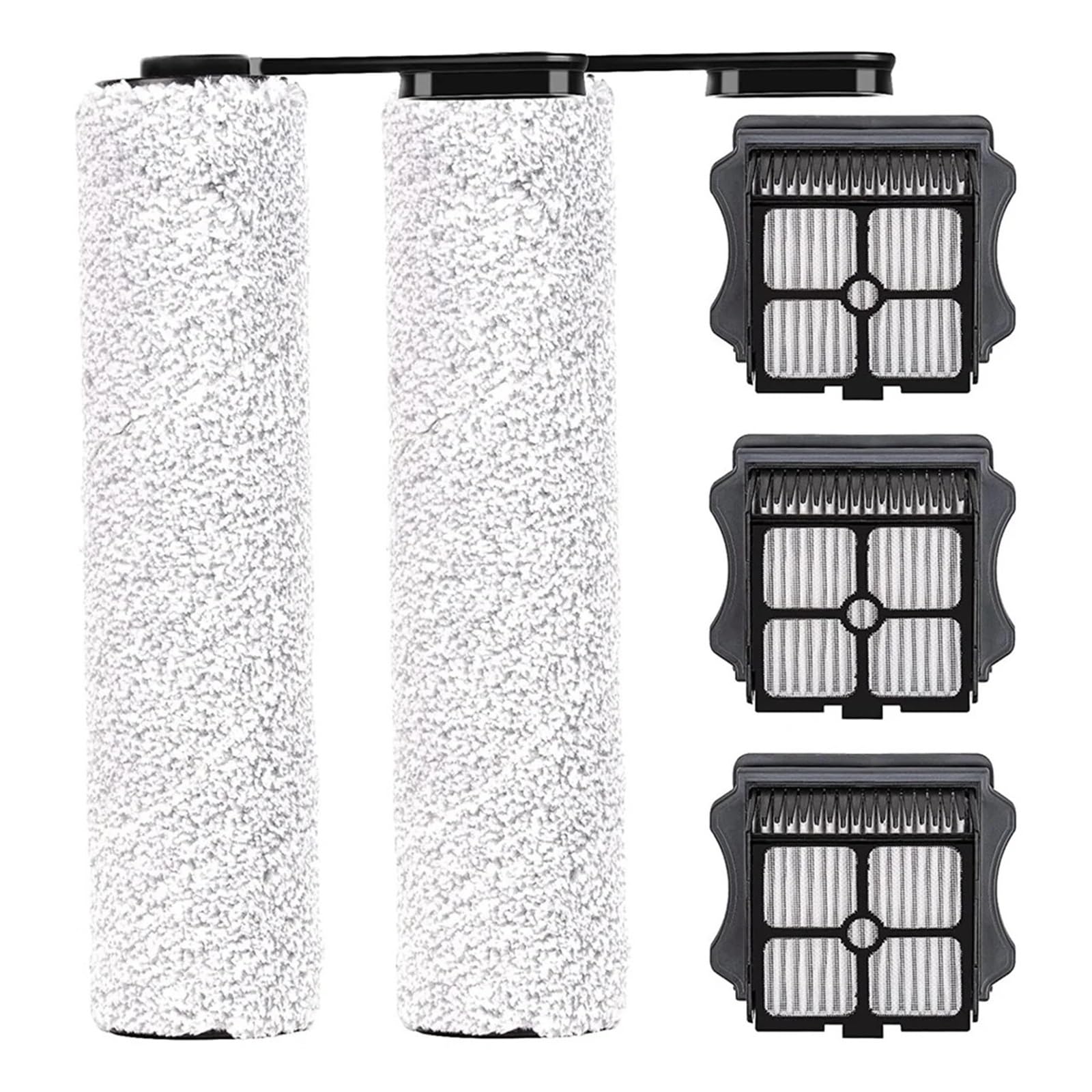 FWQDBE Replacement Brush Rollers and HEPA Filters, Compatible for Tineco Floor ONE S5/Floor One S5 Pro 2/ S5 Extreme Smart Vacuum Cleaner, uyfgiufg8ig