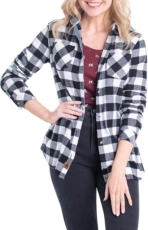 Cozy Up in Style! Women's Cottage Escape Flannel Shirt | Legendary Whitetails