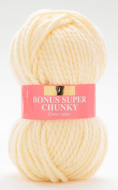 Sirdar Hayfield Bonus Very Chunky Knit Wool/Yarn 100g - 993 Aran Cream