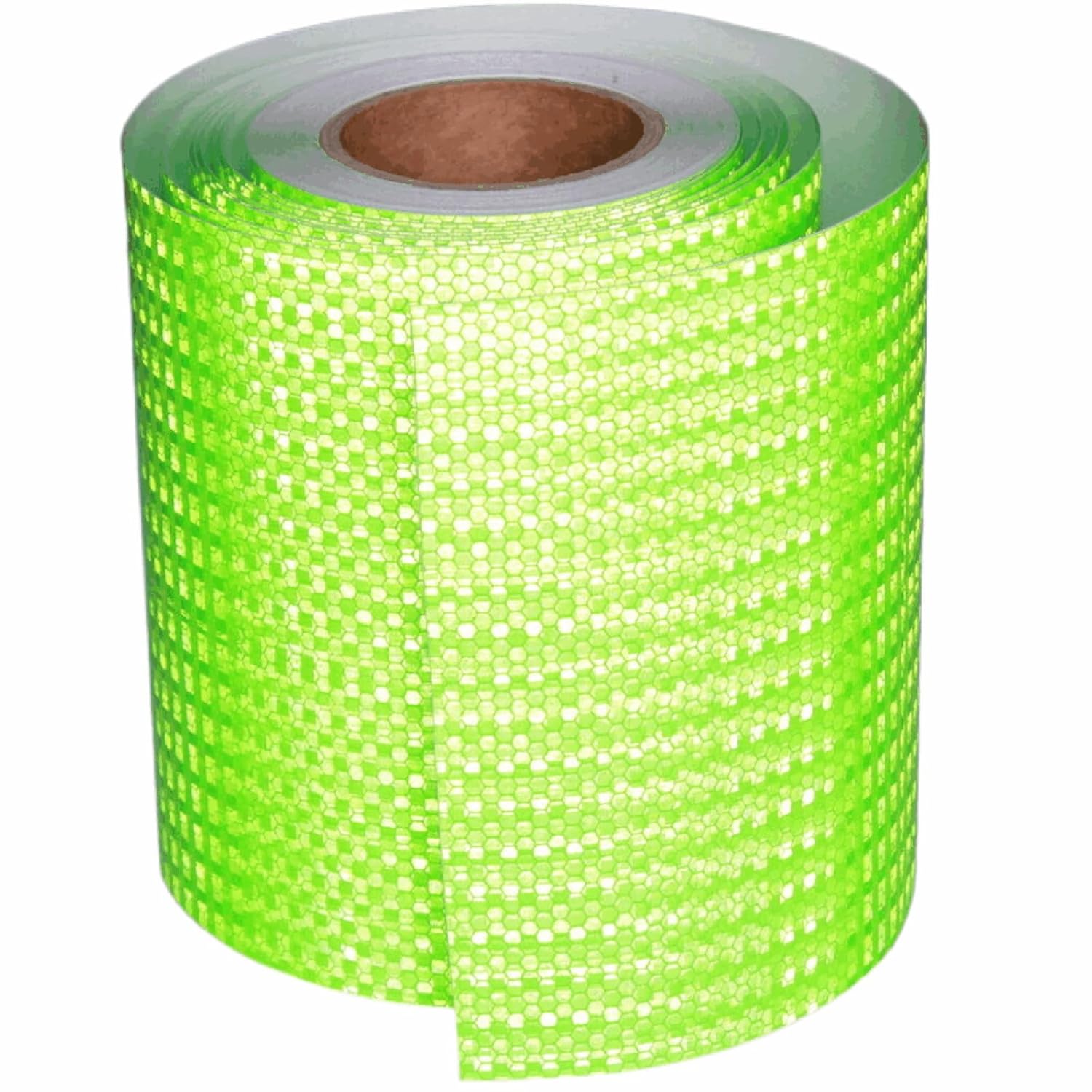 Green Reflective Tape 8 inch X 66 feet, Outdoor Waterproof High Visibility Strong Safety Industrial Tape