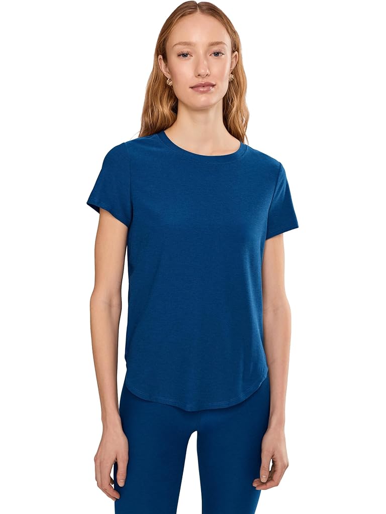 Blue Beyond Yoga Featherweight On The Down Low Tee