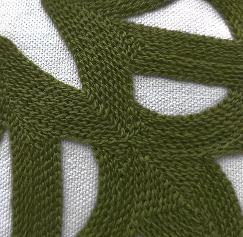 Miniatura 4 de Funda de almohada decorativa bordada de 18 x 18 pulgadas, acogedor patrón de mandala bohemio elegante, cojín de lona 100% algodón suave para sofá,