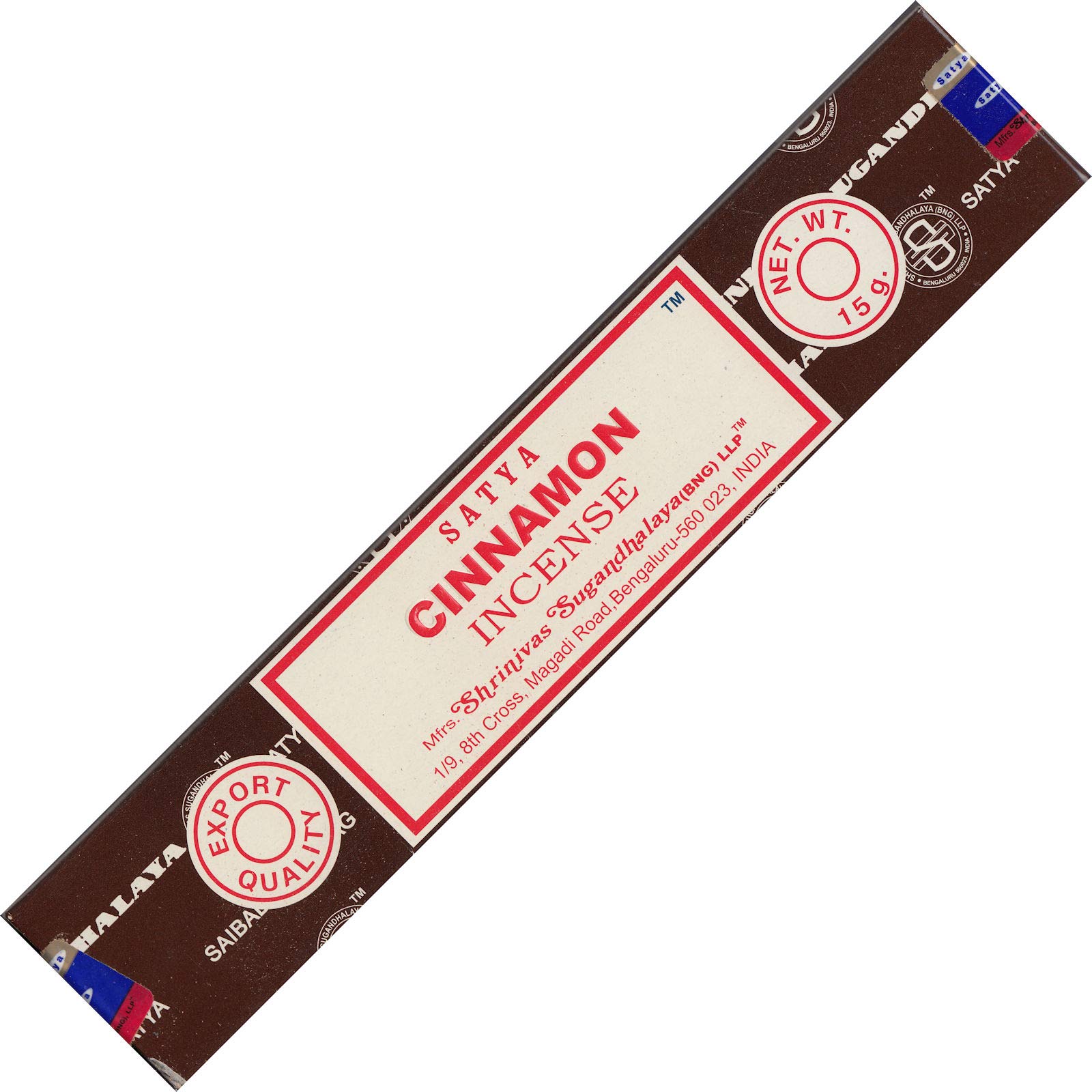 Encens Nag Champa Satya - Cannelle - 15 grs