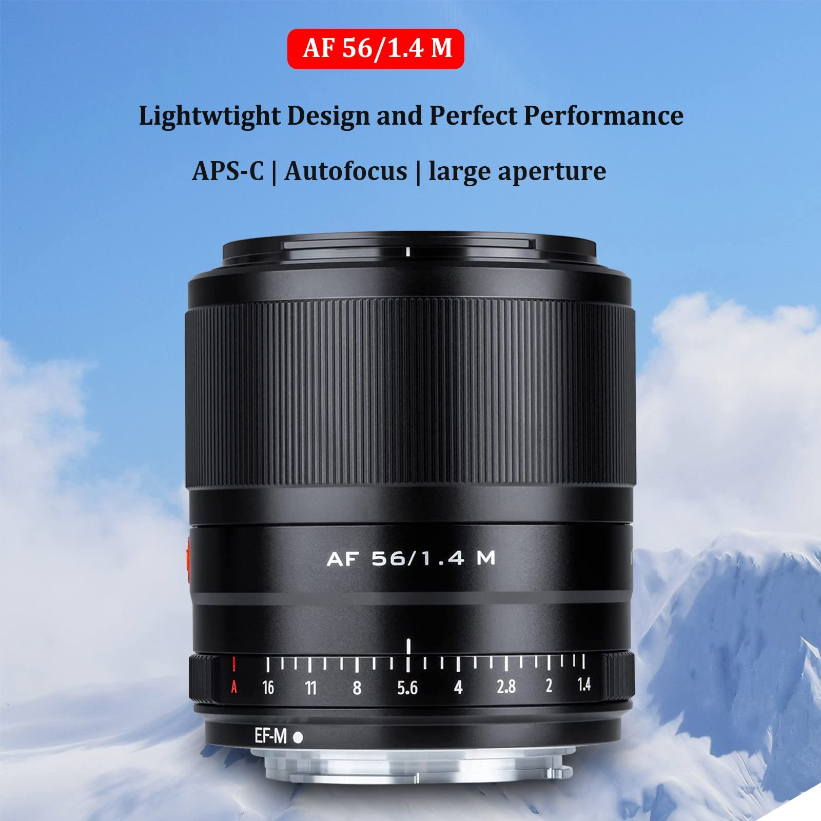 Amazon.com : VILTROX 56mm F1.4 f/1.4 EF-M Mount Large Aperture 