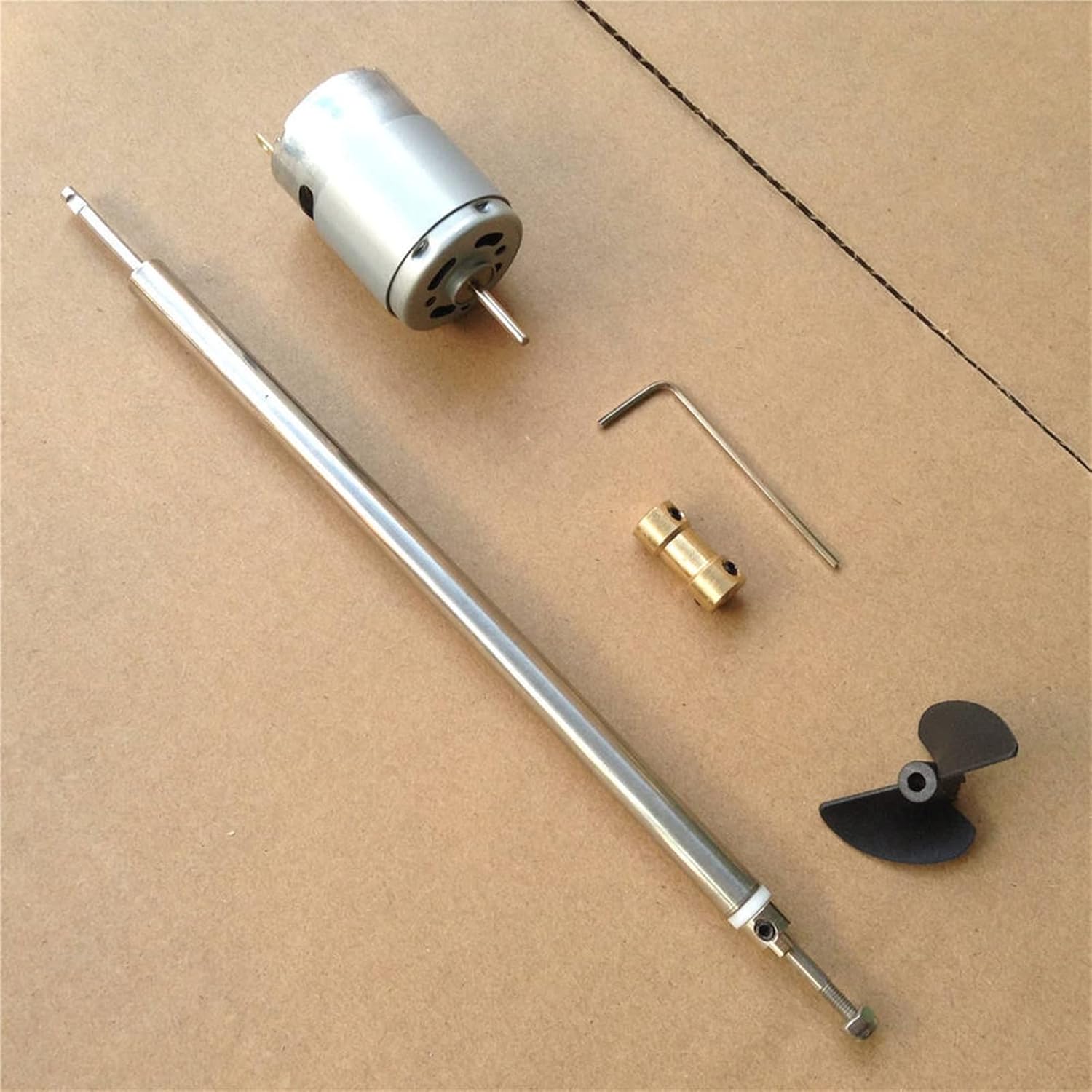 WAYRICH Rc Boat Propeller kit, DIY Remote Control Boat 380 Power Suit + 3mm