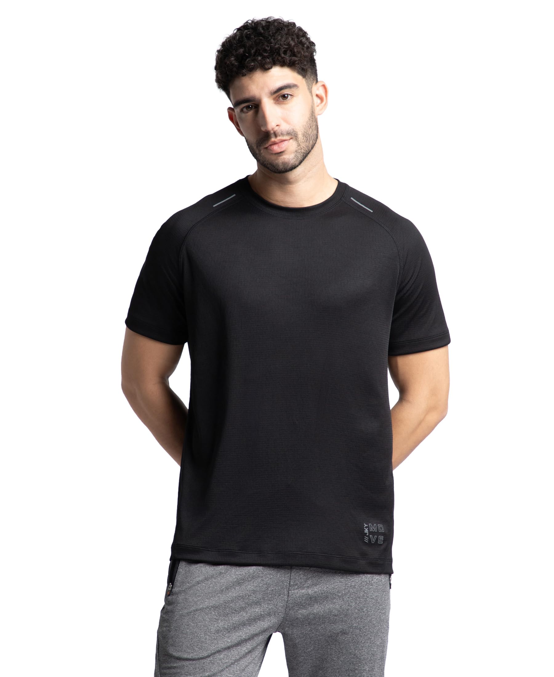 Jockey Lightweight Microfiber Breathable Mesh Black L