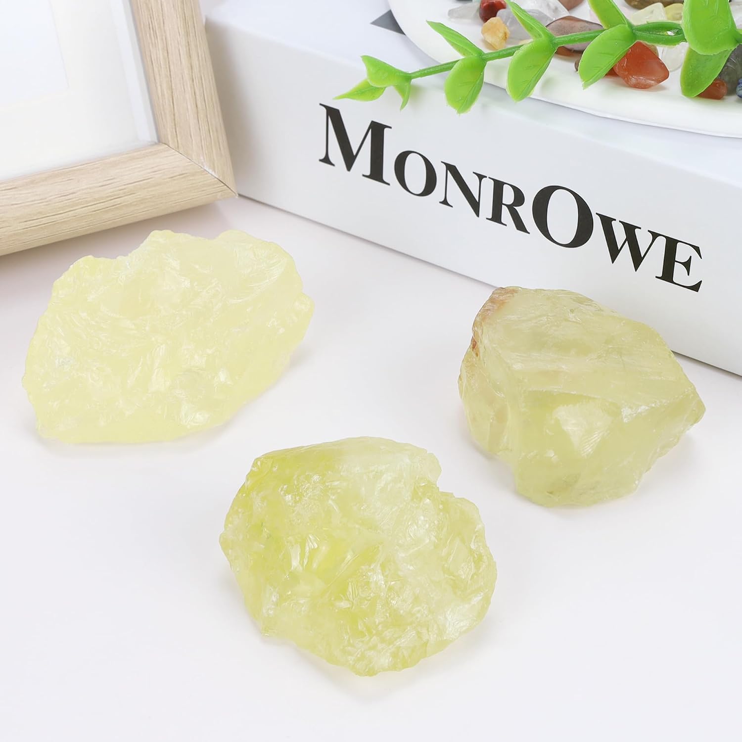 XIANNVXI Citrine Crystals 1.8-2.2" Large Raw Crystals and Healing Stones Natural Rough Crystal Rocks for Decor Gifts Tumbling Cabbing Polishing Fountain Rocks 1PCS - Image 5