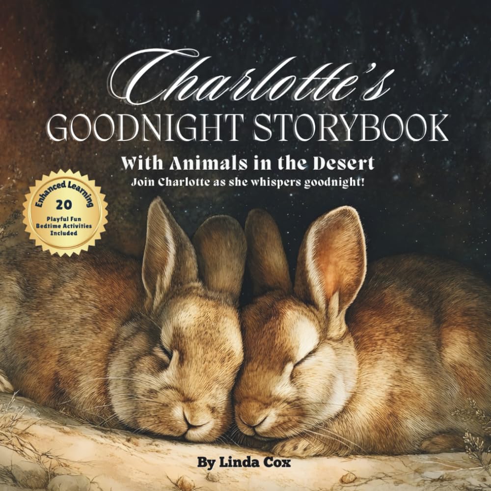 Charlotte's Goodnight Storybook with Animals in the Desert: Personalized Book Just for Charlotte | Includes 20 Activity Ideas for Sleep