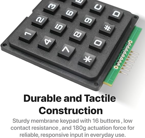 LONELY BINARY 2パック 4x4マトリックスキーパッド I2Cアダプター付き Arduino IDE用
