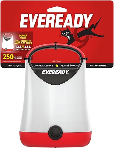 Miniatura 6 de Eveready Linterna LED para campamento, linterna brillante con pilas, suministros de huracanes resistentes al agua, 100 horas de funcionamiento,
