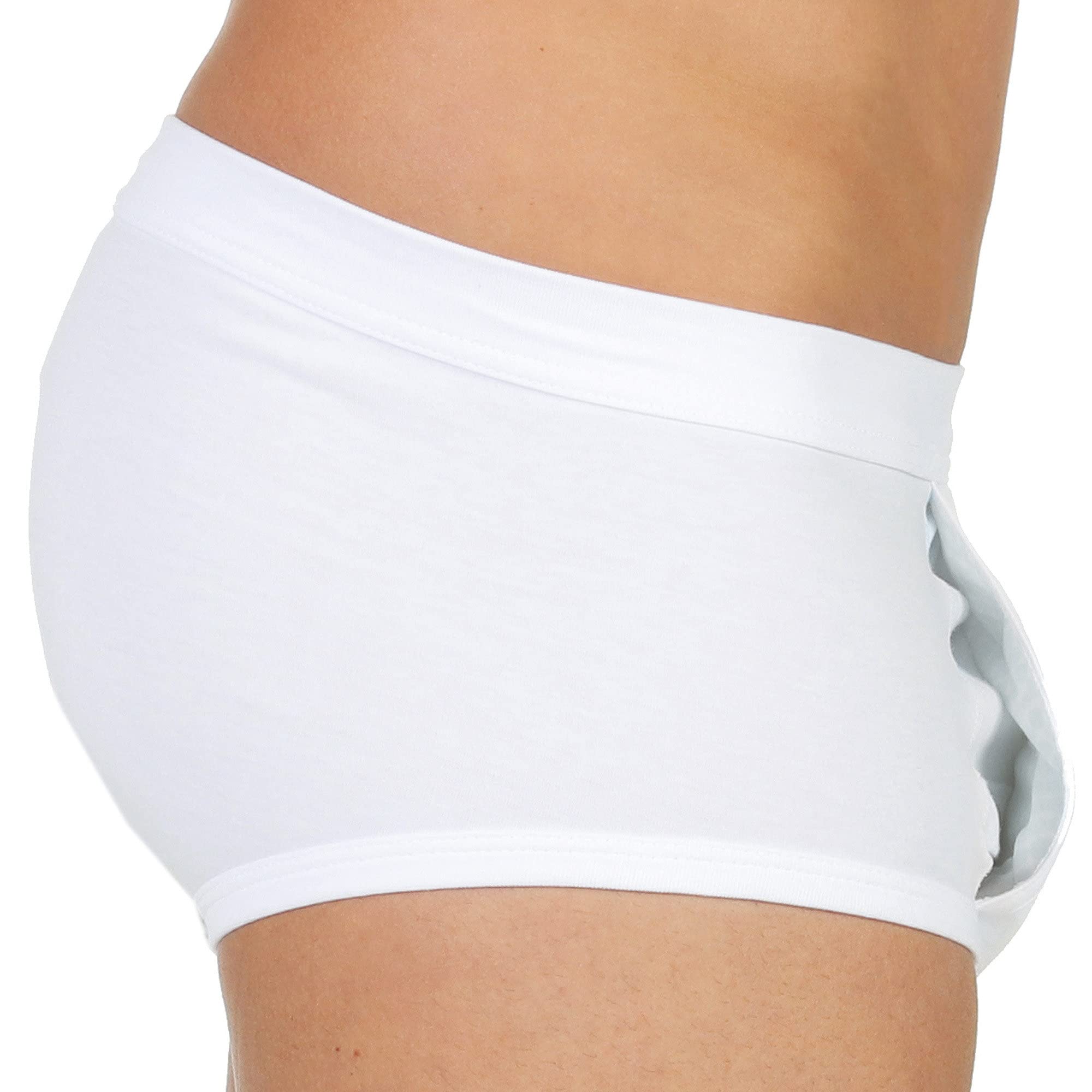 Mediset Herren Hygiene-Slip 2er-Pack weiß Größe 6