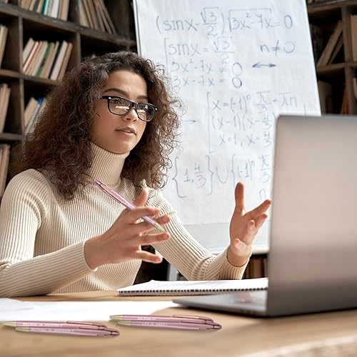 Miniatura 10 de 100 bolígrafos Boss Lady con citas a granel, regalos de inspiración a granel, bolígrafos retráctiles de punta media con tinta negra, regalos de