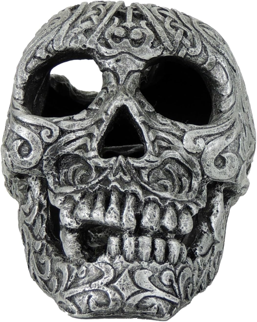 CLASSIC Calavera Skull Aquarium Fish Tank Ornament - 112 x 158 x 108 mm