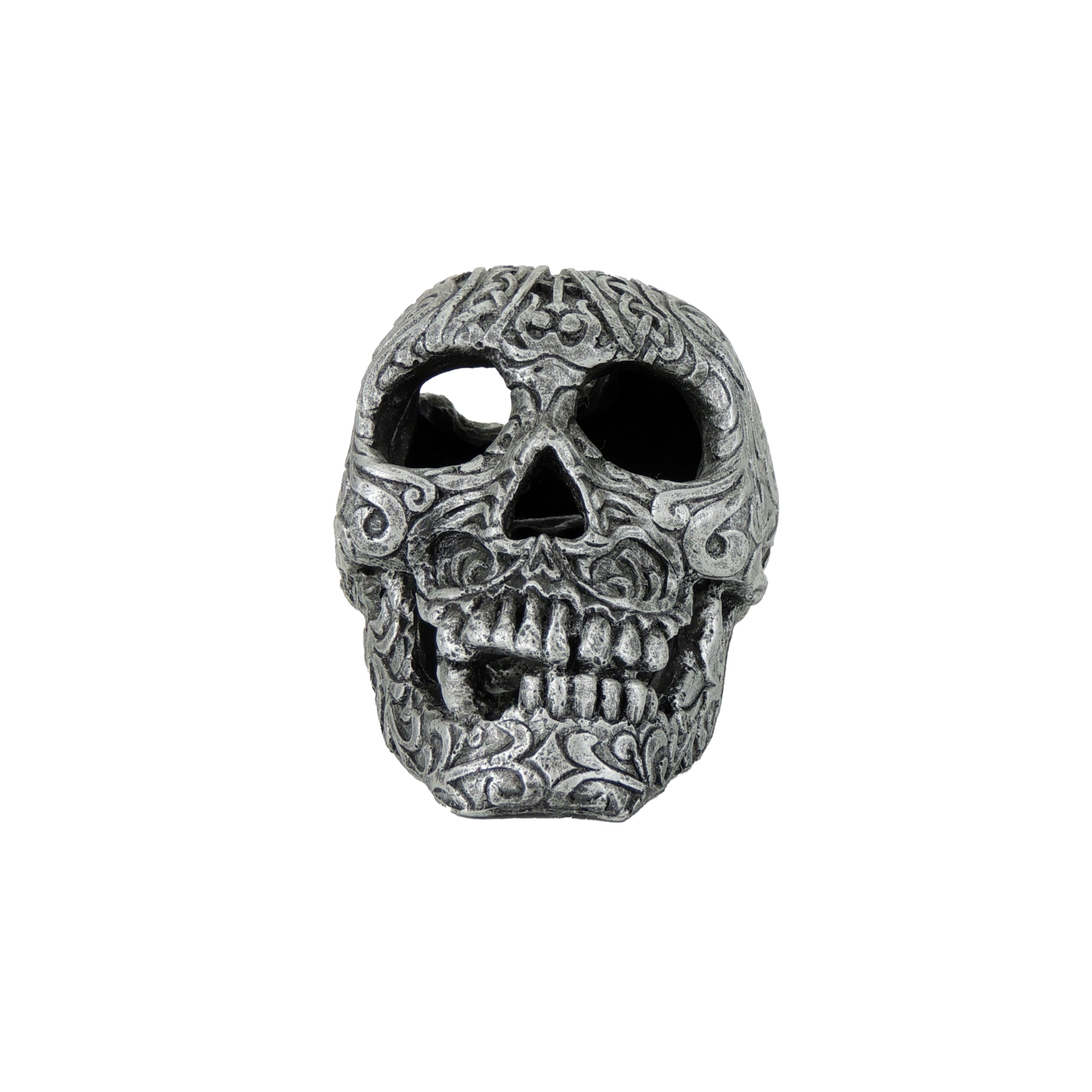 CLASSIC Calavera Skull Aquarium Fish Tank Ornament - 112 x 158 x 108 mm