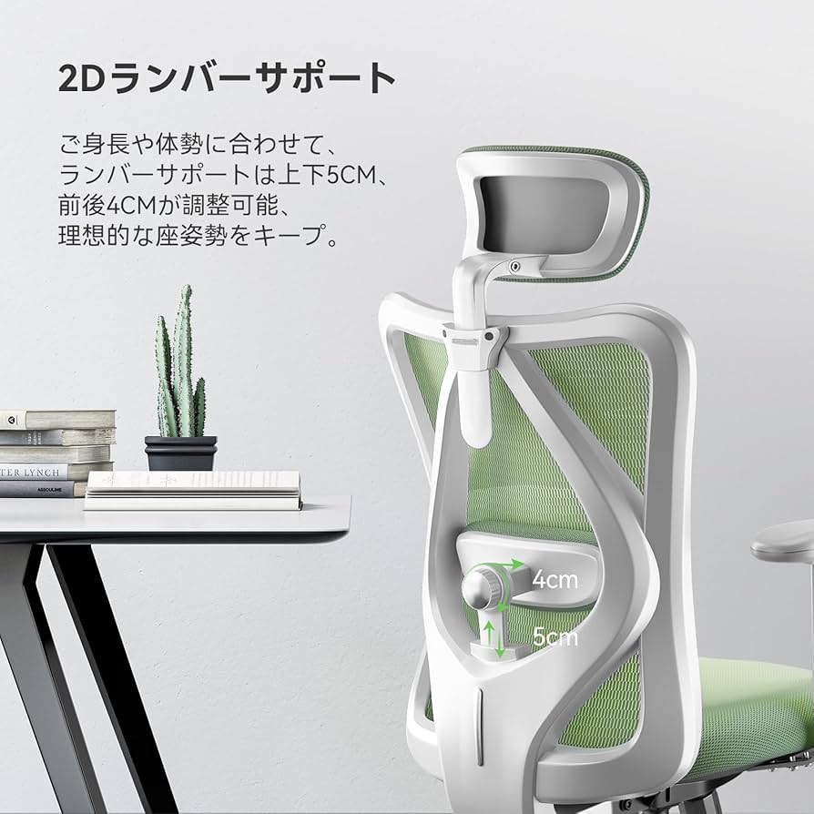 Amazon | SIHOO M18 オフィスチェア デスクチェア 人間工学 ハイバック