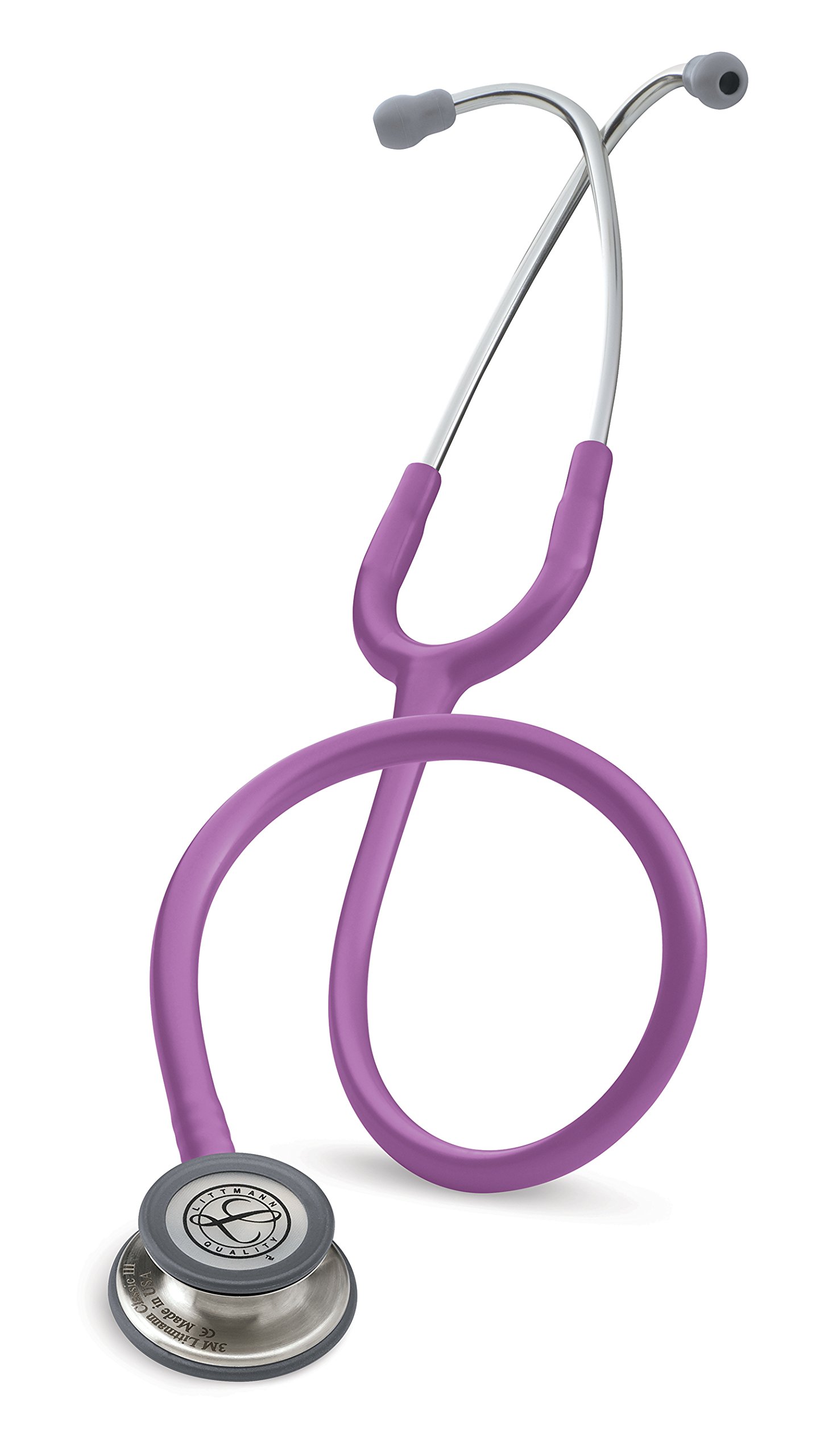 3M Littmann Classic III Estetoscopio con Grabado Gratuito y Linterna Pupilar de Regalo (Lavanda)