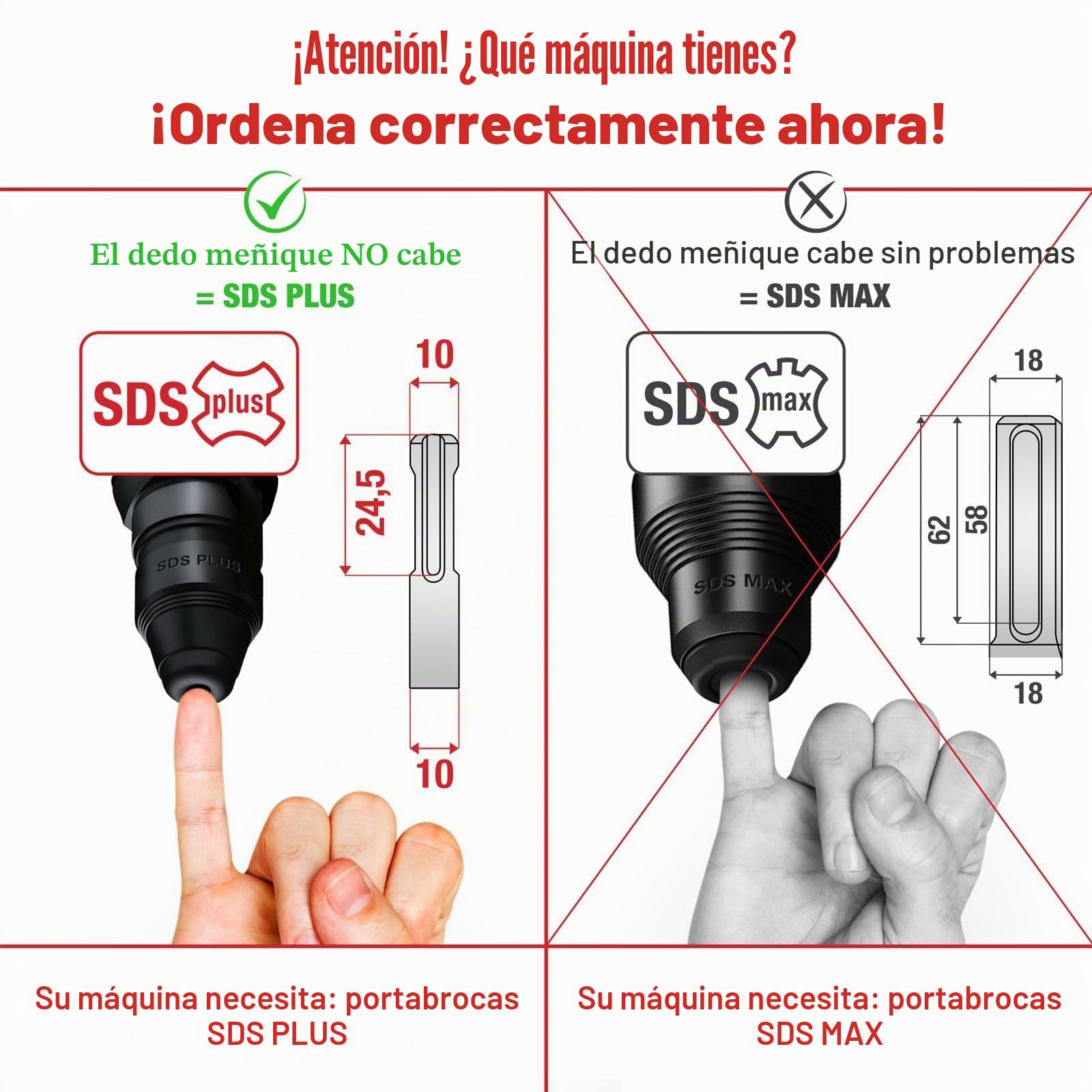 SCHWABENBACH® Corona Perforadora SDS Plus 68 mm – Broca de Corona para Cajas de Enchufe 68mm – Sierra de Corona para Mampostería con 8 Dientes de Carburo – Profundidad 50 mm, Acero CR40