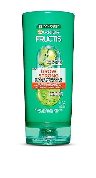 Garnier Fructis Grow Strong Schwämmte Haarkonditionierer mit Ausfallneigung stärkt und vermindert das Ausfall 200 ml