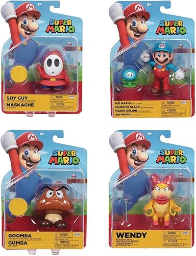 Jakks Pacific - World Of Nintendo 4In Action Figure Assortment Wave 30 (Net)